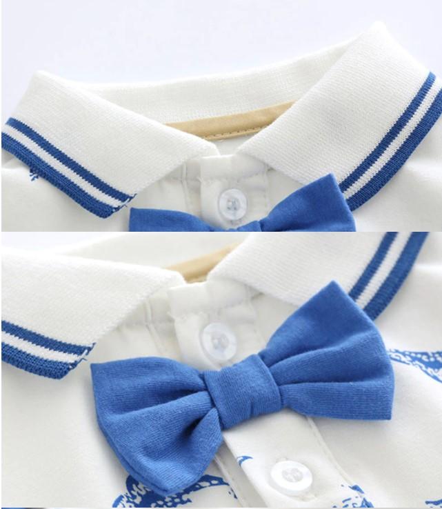 Shark Print Bodysuit Outfit - Image 5