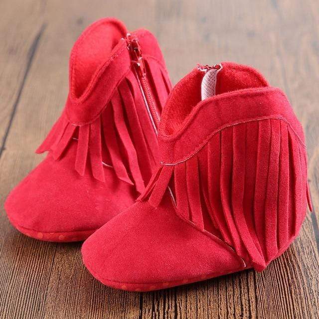 Solid Fringe Baby Shoes - Image 8