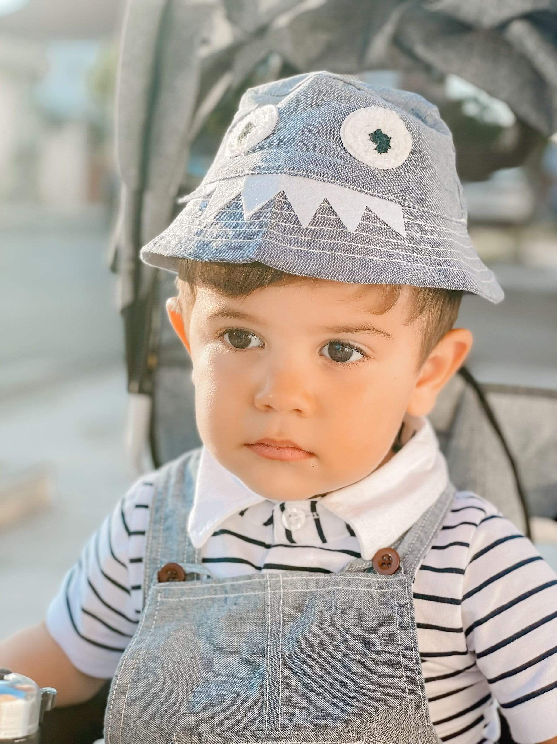Overalls Set with Monster Hat - Image 4