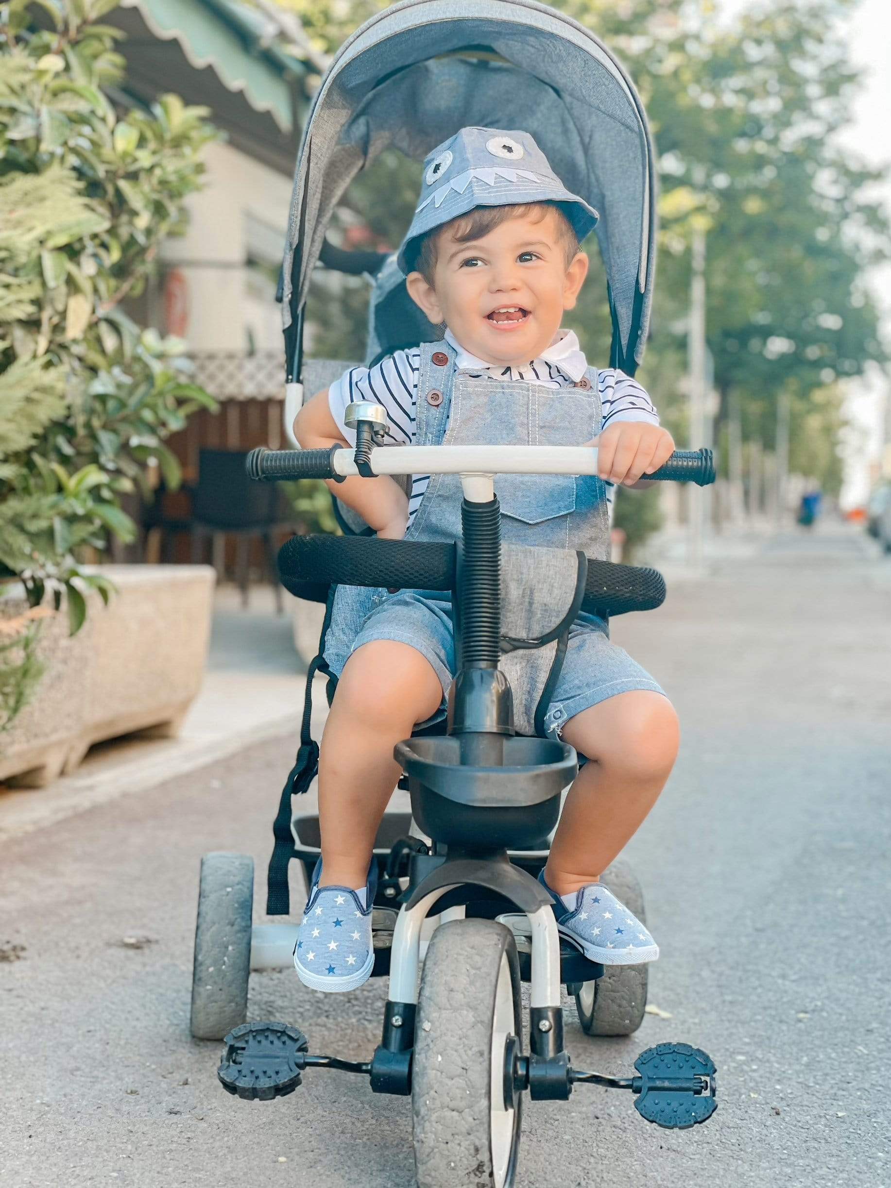 Overalls Set with Monster Hat - Image 5