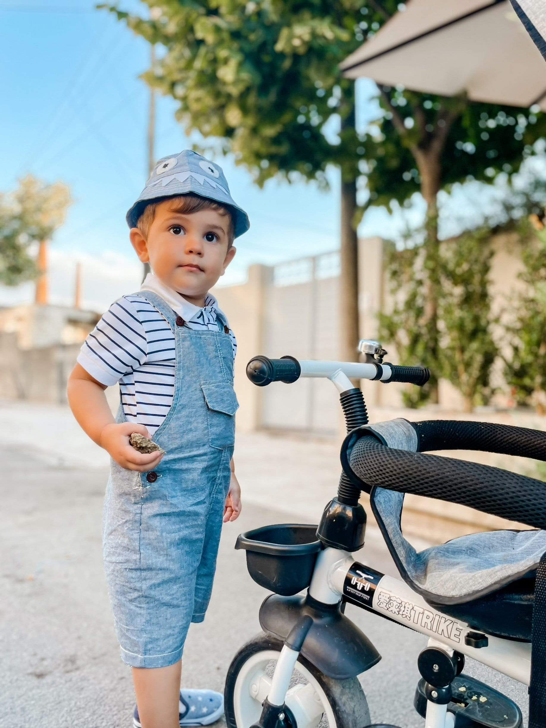 Overalls Set with Monster Hat - Image 6