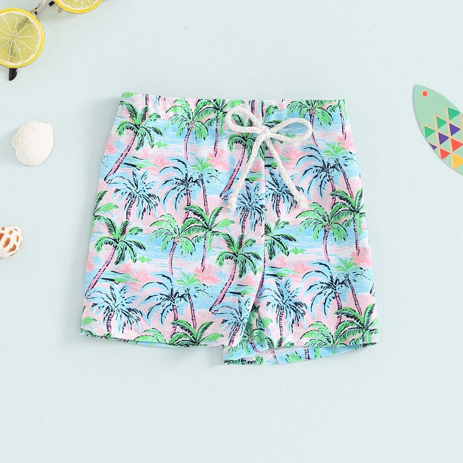 Toddler Boys Summer Swim Trunks - Image 11