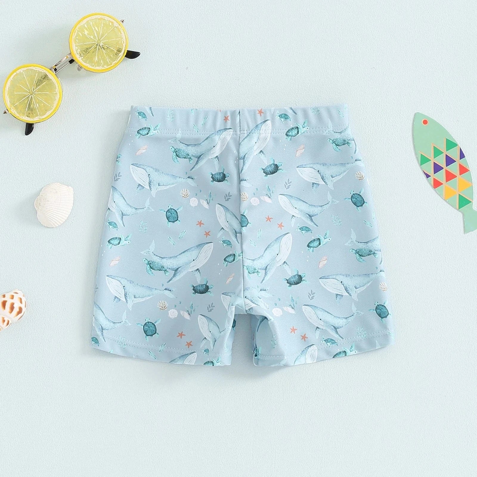 Toddler Boys Summer Swim Trunks - Image 3