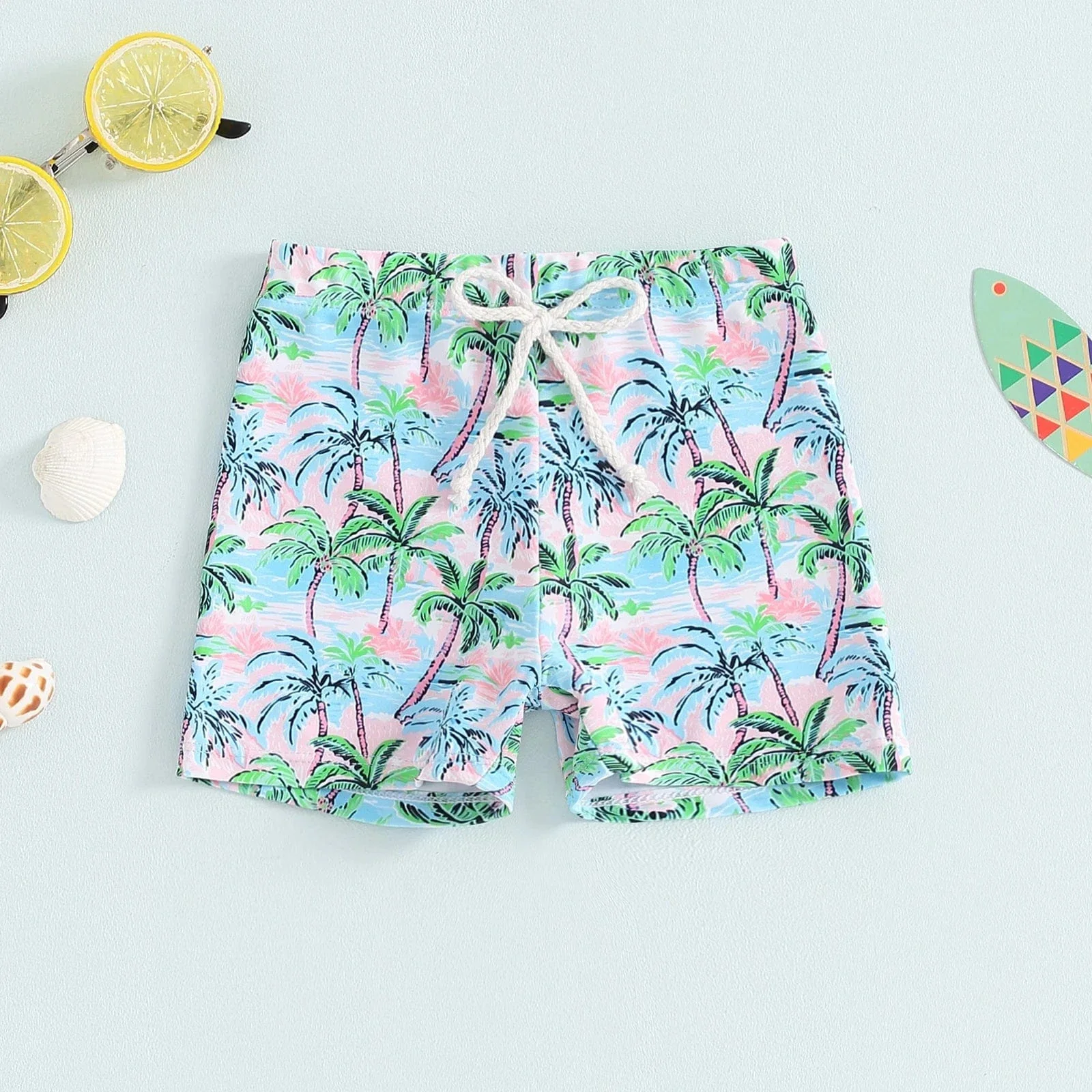 Toddler Boys Summer Swim Trunks - Image 5