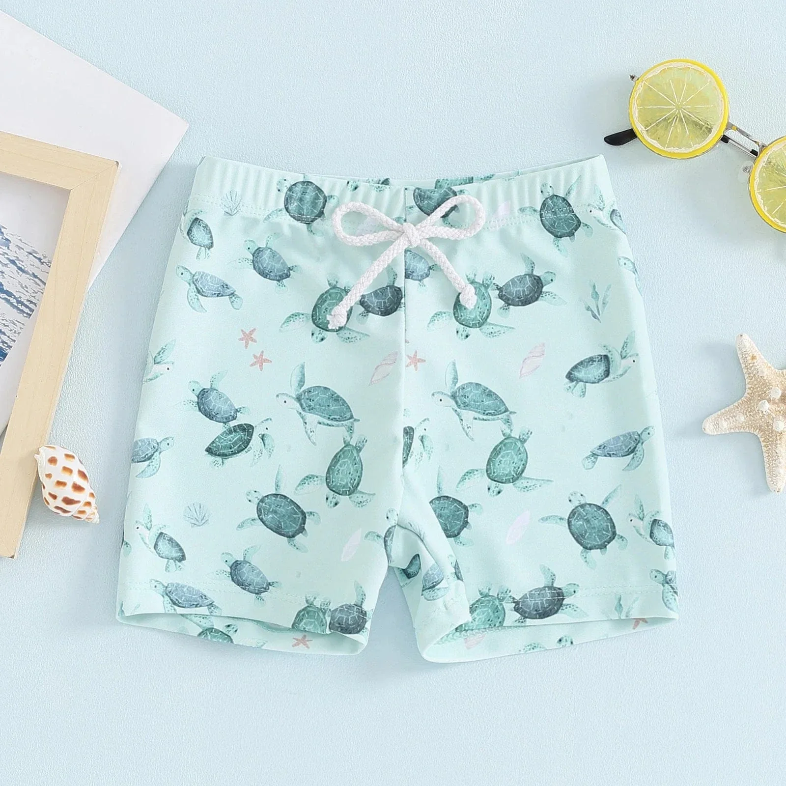 Toddler Boys Summer Swim Trunks - Image 7