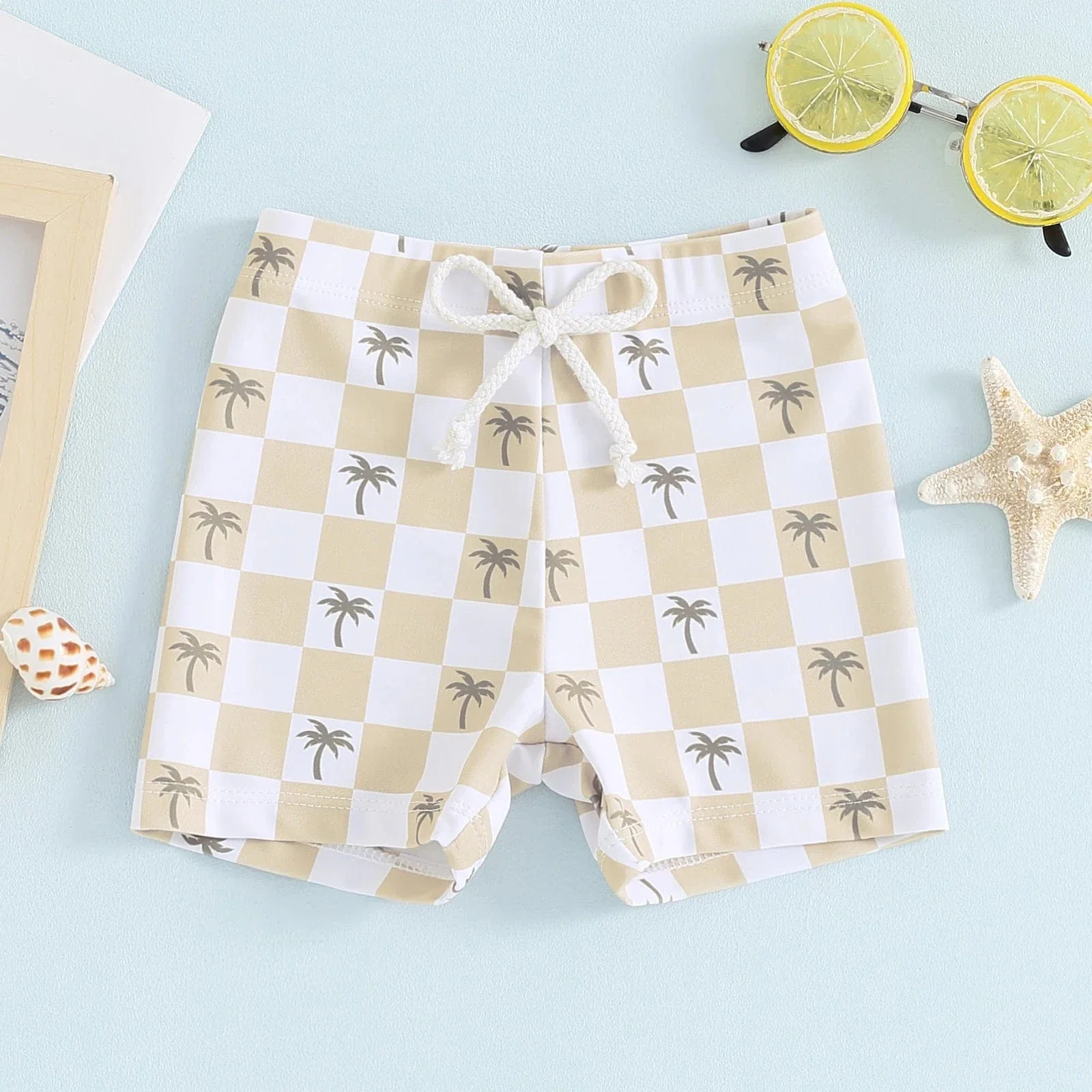 Toddler Boys Summer Swim Trunks - Image 8