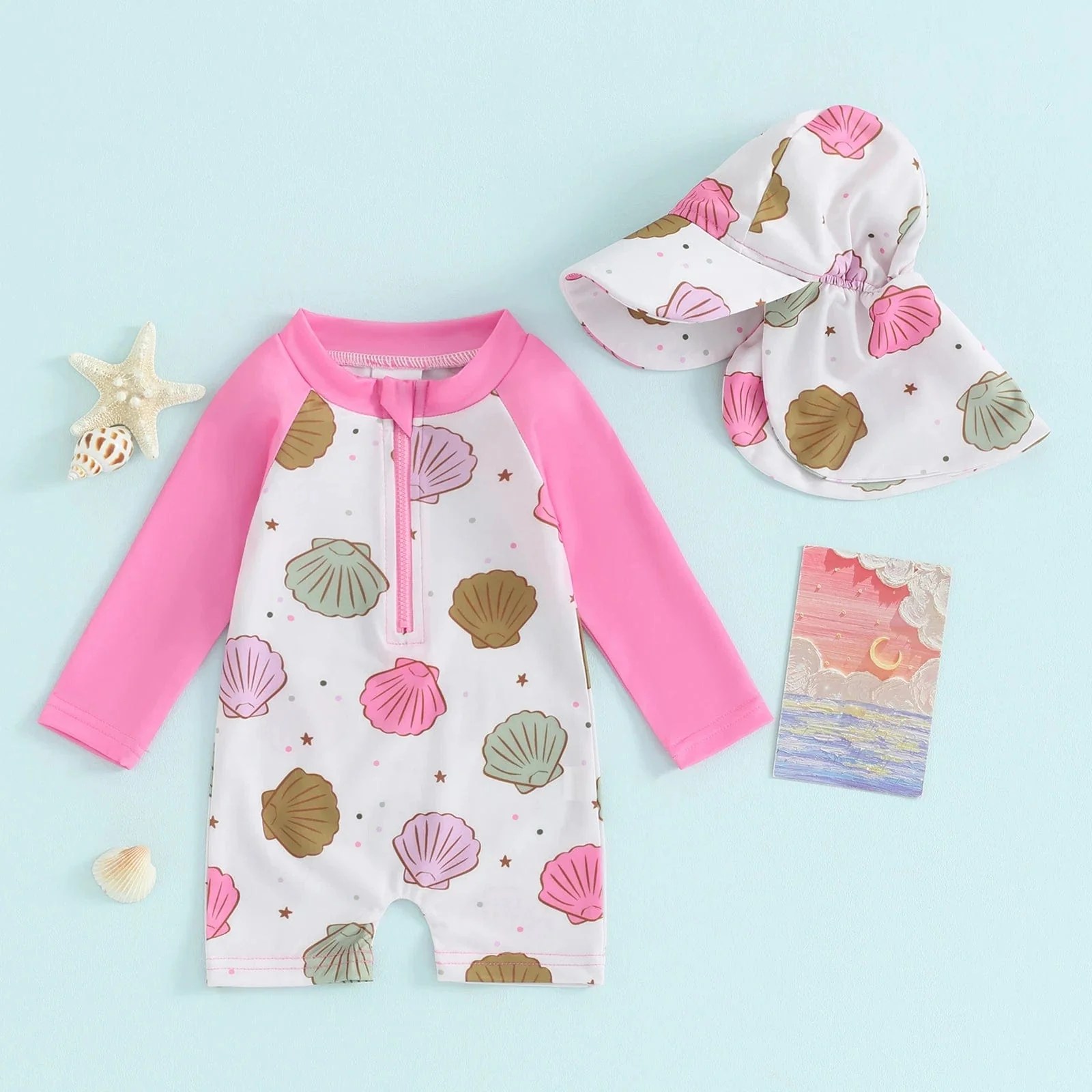 Toddler Long Sleeve Swimwear Set - Image 3