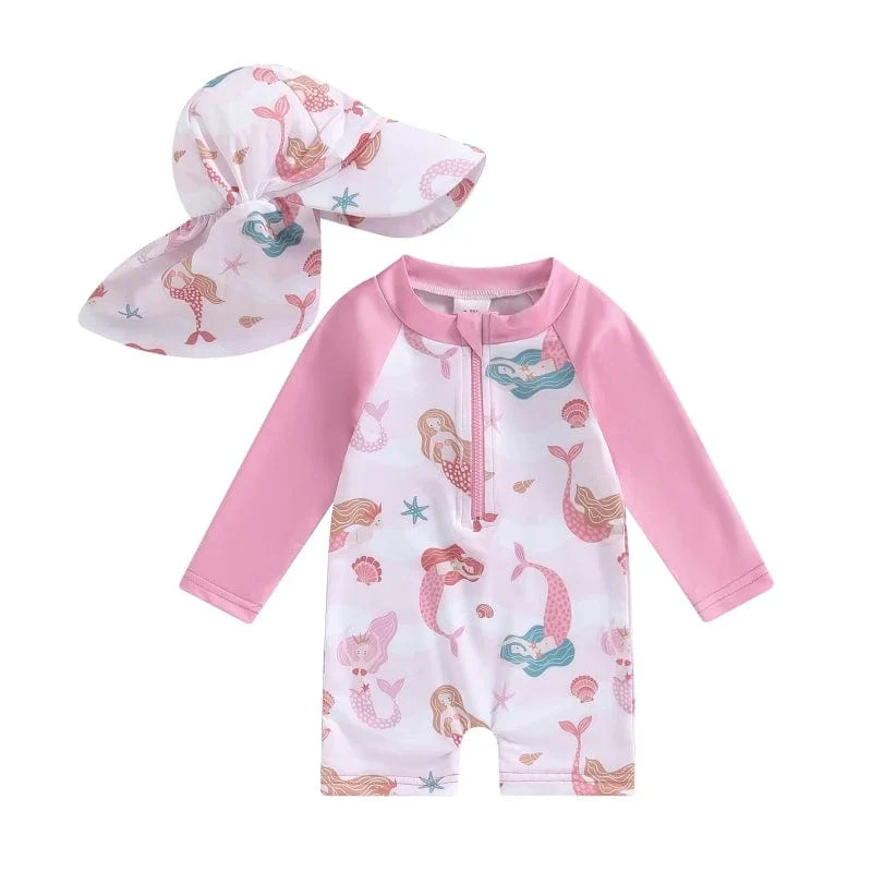 Toddler Long Sleeve Swimwear Set - Image 8