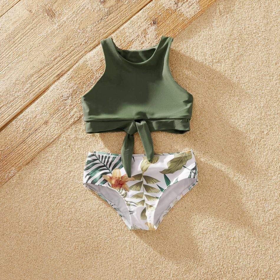 Tropical Print Family Matching Swimsuit - Image 7