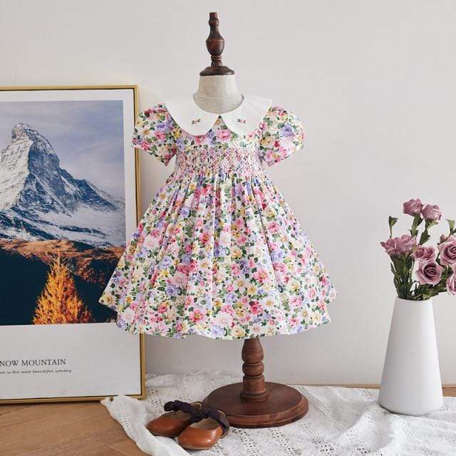 Vintage Floral Smock Dress - Image 6