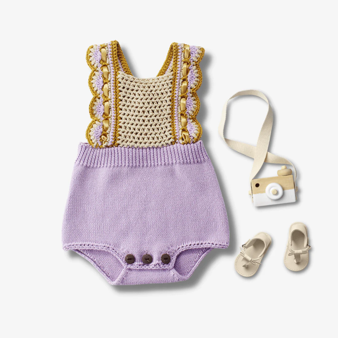 Vintage Style Knitted Romper - Image 6