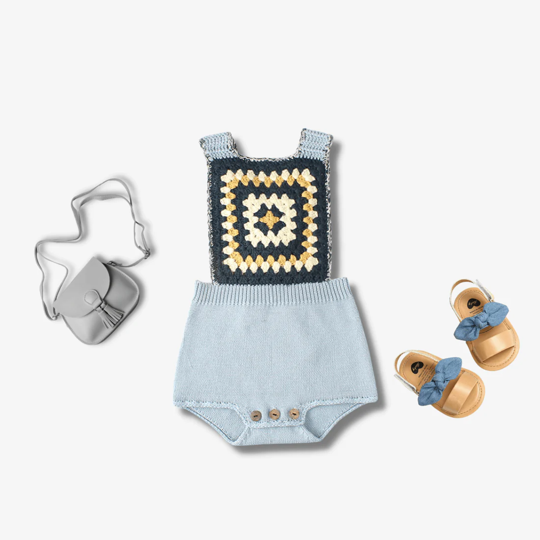 Vintage Style Knitted Romper - Image 7