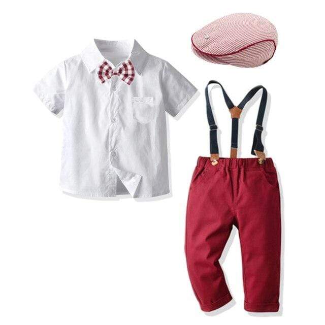 White & Red Boy Outfit - Image 3