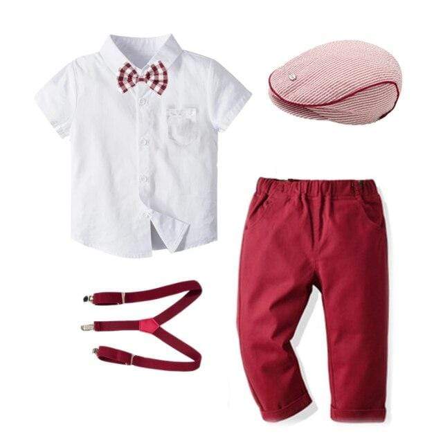 White & Red Boy Outfit - Image 4
