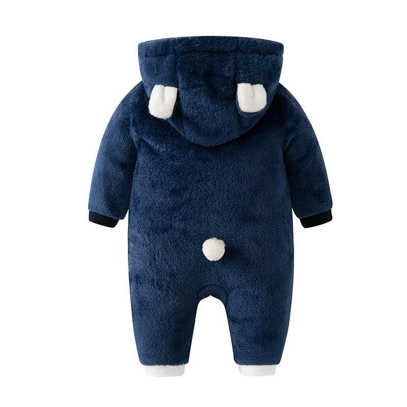 Winter Fleece Bear Jumpsuit - Image 3